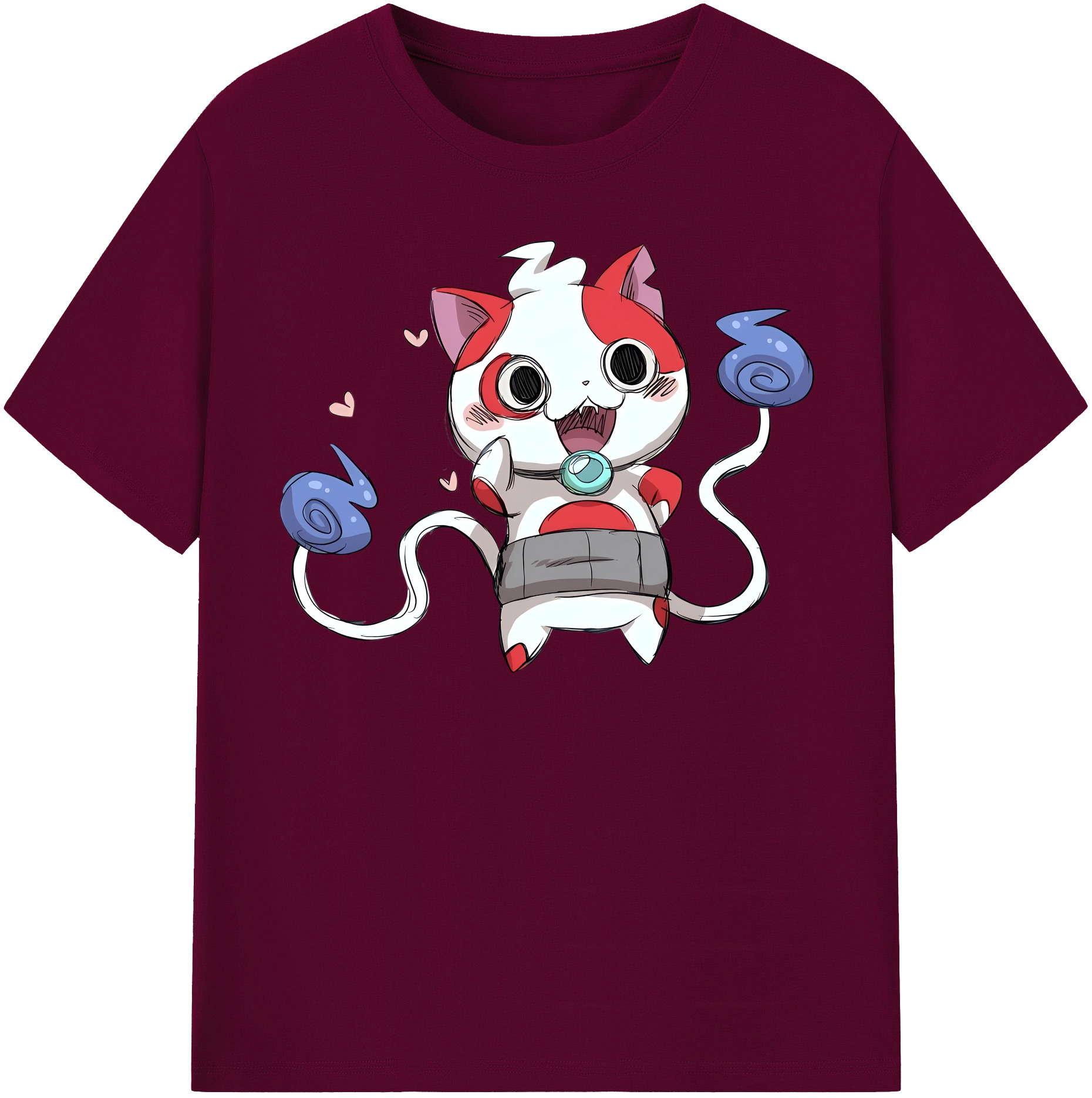 （画像用） 妖怪ウォッチ Yo-kai Watch レディースカジュアルプリントTシャツ（綿100％）